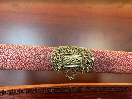 沈广隆剑铺《镀金龙天剑》高工师傅作品 收藏 把玩工艺品未开刃 商品图2