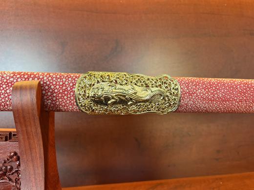 沈广隆剑铺《镀金龙天剑》高工师傅作品 收藏 把玩工艺品未开刃 商品图3