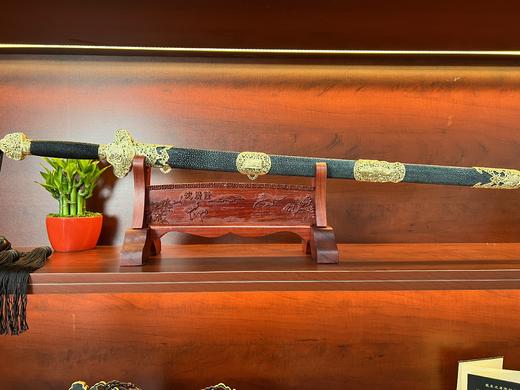 沈广隆剑铺《镀金龙天剑》高工师傅作品 收藏 把玩工艺品未开刃 商品图1
