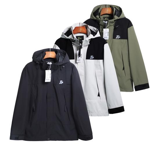 【春秋夹克风衣】四季可穿无内胆单冲可拆卸帽外套上衣03h 商品图4