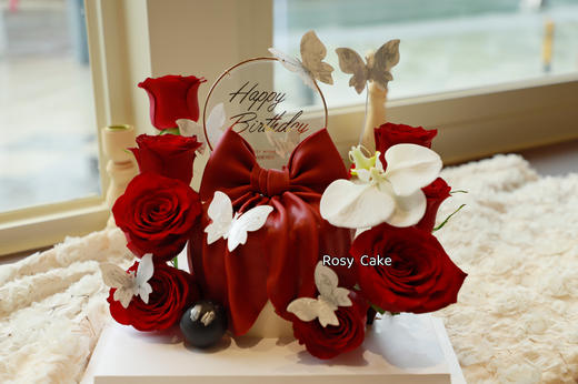 红玫瑰蝴蝶款h 商品图0