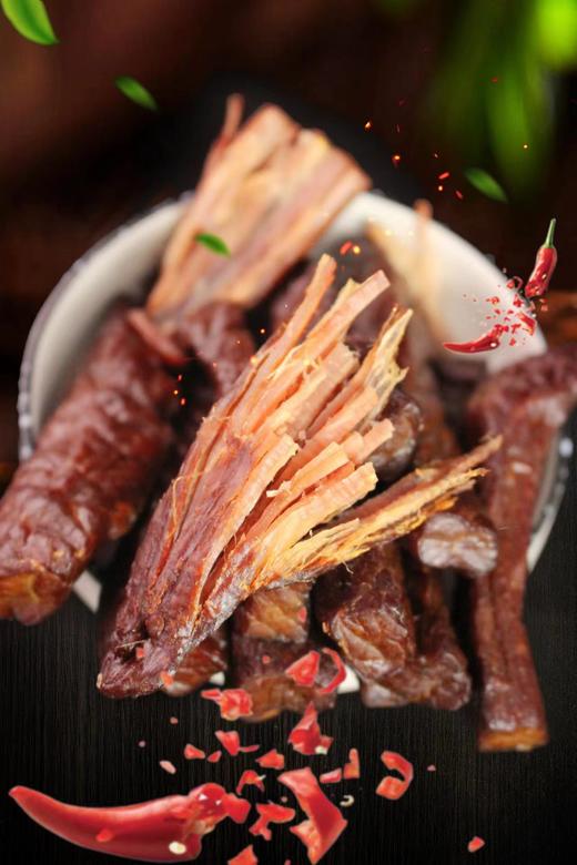 ［鄂尔德吉］鄂尔多斯特产风干半干牛肉干400g 商品图7