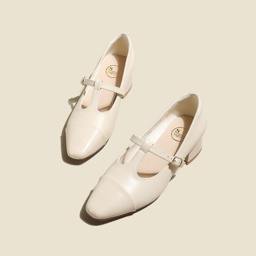 品质好货|Safiya/索菲娅2024春新款复古乐福粗跟单鞋 SF41111703 商品图7