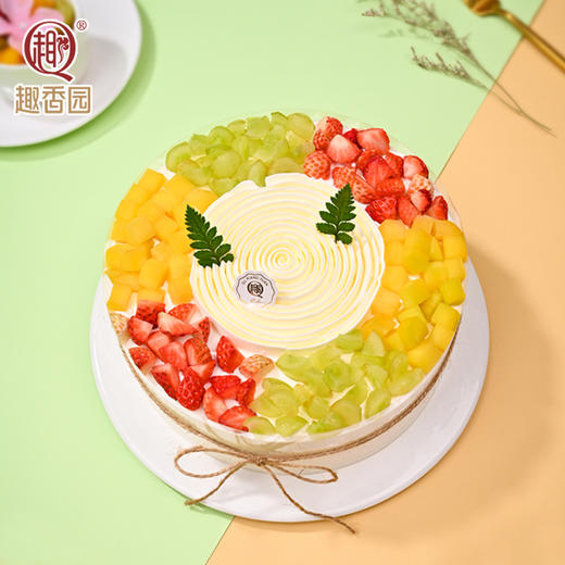 春色满园乳酪动物奶油蛋糕 可加磅数 商品图0