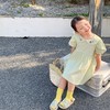 女童连衣裙夏季新款宝宝洋气公主裙夏装薄款短袖儿童娃娃翻领裙子 商品缩略图3