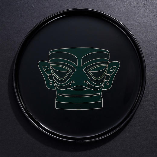 子佩集纯手工制作三星堆系列银花丝珐琅掐丝挂画(含框 手工定制预售 20天出货)大师工坊原创设计2403 商品图1