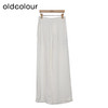oldcolour简约休闲裤春季新款高腰长款拖地阔腿裤女HP15073507 商品缩略图1