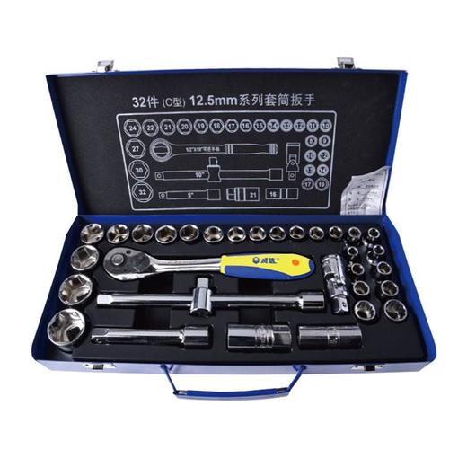 威达 12.5mm套筒组套铁盒 商品图0