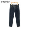 oldcolour高腰修身牛仔裤春季新款复古气质直筒铅笔裤女P12113421 商品缩略图2