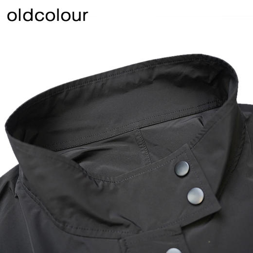 oldcolour黑色长袖连衣裙春季新款设计感小众气质两件套P12103407 商品图4