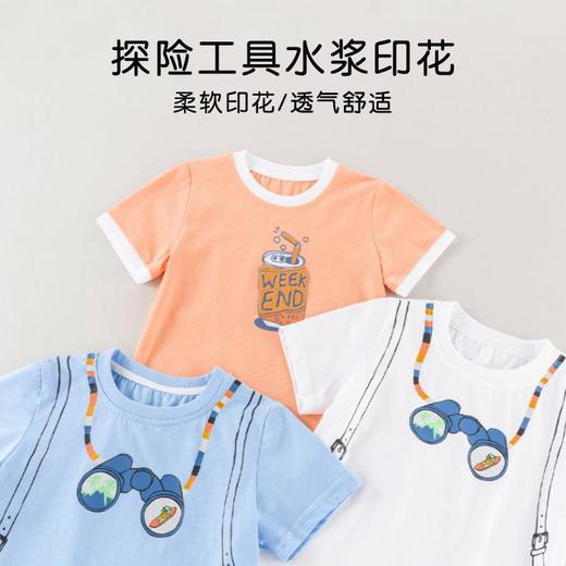 男童t恤夏季薄款宝宝短袖上衣儿童韩版套头衫夏装半袖女童体恤夏a 商品图3