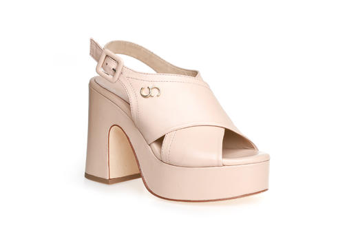 豪麟名鞋CESARE CASADEI女装羊皮革精致凉鞋C40630L粉色 商品图0