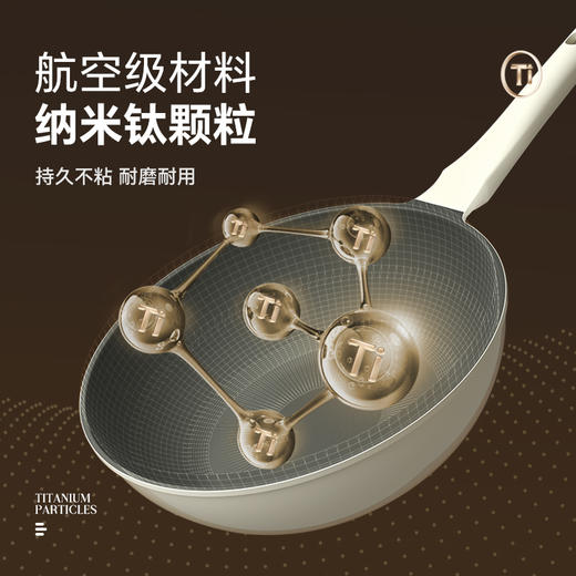 kimscook炒锅不粘锅家用炒菜锅平底煎锅奶锅汤锅电磁炉燃气灶专用 商品图1