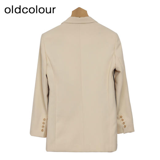 oldcolour纯色西装外套春季新款直筒高级休闲气质西服女P11048187 商品图1
