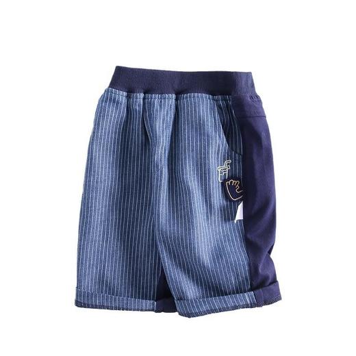 男童裤子夏季薄款七分裤宝宝韩版拼接中裤小童休闲裤儿童软牛仔裤 商品图4