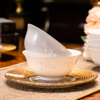 富玉  景德镇高温瓷餐具 玲珑玉牡丹饭碗10只装组合礼盒装 商品缩略图2