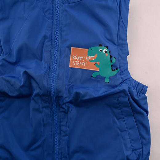 棉果果春秋季男童梭织连帽马夹上装M112171320110 商品图9