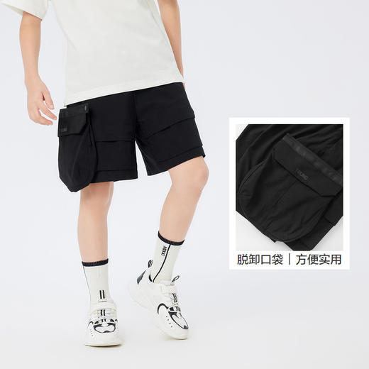 巴拉巴拉童装儿童裤子夏装男童短裤中大童女童中裤工装风宽松休闲 商品图3