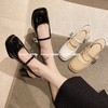 新品矮粗跟时装小清新女士中空鞋909B42515（W） 商品缩略图4