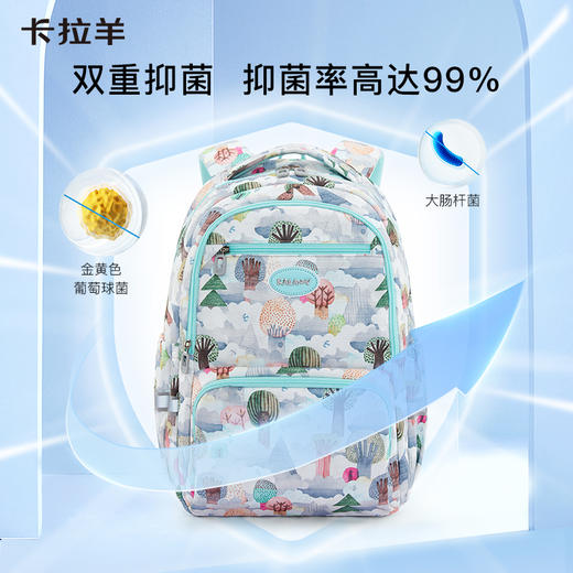 卡拉羊儿童双肩包简约百搭旅游背包男女小学游学包绿野仙踪CX2831+CX5485（TX） 商品图6