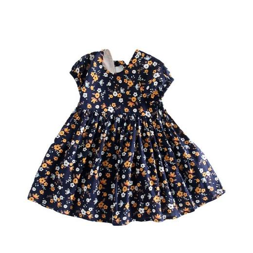 女童连衣裙夏季薄款宝宝韩版公主裙小童翅膀裙子夏装儿童碎花裙夏 商品图4