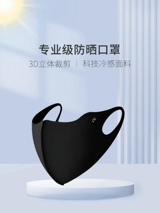 【YW】无忧购（29元/2件）夏日无痕“小冰皮”凉感透气立体护眼角防紫外线遮阳口罩5391（截单后7天发货) 商品图8