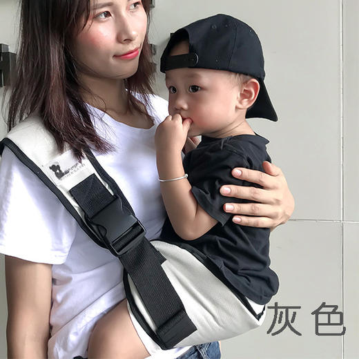 【出行便捷❗️抱放自如简易婴儿背带】易多功能婴儿背带，新生儿外出腰凳抱娃神器，宝宝斜挎背带 商品图4