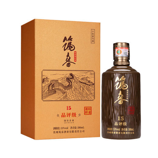 筑春 品评级15 酱香型白酒 500ml 商品图0
