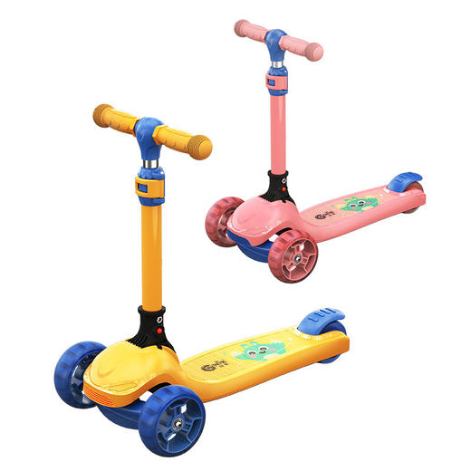 【一键折叠 不侧翻 更顺更稳】成长型重力转向儿童滑板车滑滑车溜溜车 让滑行来的更稳一些 适合3-14岁 商品图4