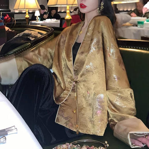 裁缝学苑AS212新中式国风复古外套纸样女装上衣开衫版型图纸 商品图5