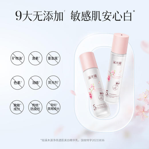 【商城专享】溪木源樱花净透亮肌水乳面膜套装 商品图5