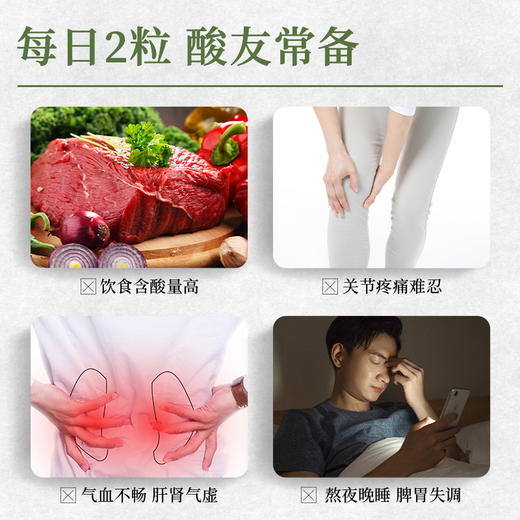 【1盒/3盒】维特健灵消尿酸60粒/盒 （3盒赠消尿酸10粒*2）A-4983 商品图4