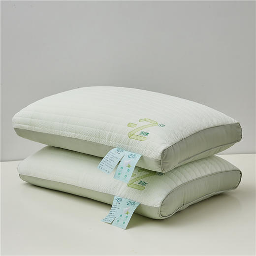 【下架】自然醒针织网眼清荷枕头枕芯护颈椎助睡眠清新薄荷刺绣枕夏季枕芯一对家用宿舍单人枕LK 商品图5