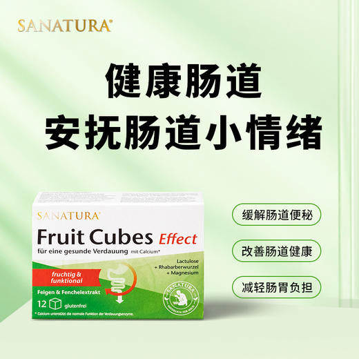 SANATURA桑乐达水果膳食纤维益生元小方糖12粒 商品图1