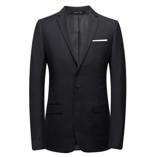 【人气爆款】罗蒙男士西装外套时尚修身商务休闲通勤小西装单西服男 商品图2