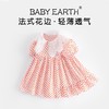 女童连衣裙夏2024新款宝宝娃娃领裙子韩版薄款童裙夏装儿童公主裙 商品缩略图0
