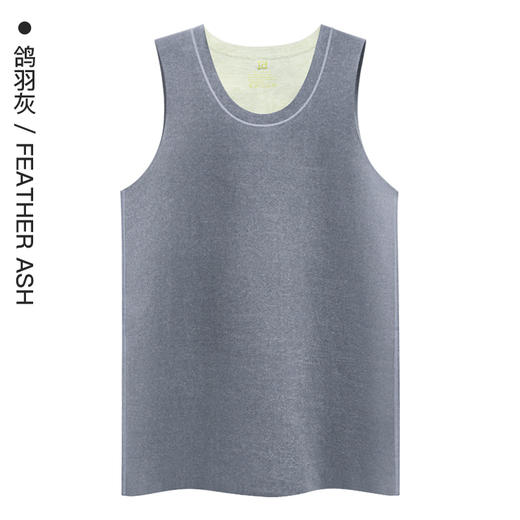 I'd爱帝男士秋冬打底羊绒蚕丝随心裁背心 商品图4