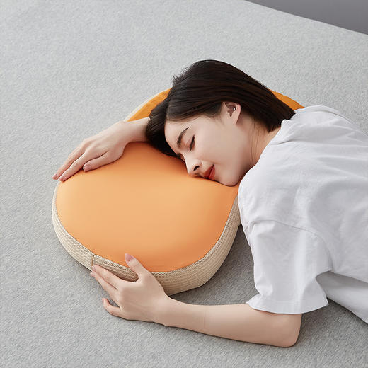 【下架】自然醒柔软舒适生物基棉豆枕零压力记忆棉枕头柔软护颈椎回弹软枕头枕芯LK 商品图4