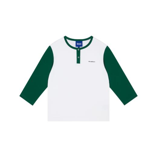 WassupHouse 女款半开襟七分袖T恤 商品图7