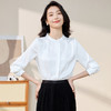 【知性优雅】罗蒙女士长袖衬衫圆领简约舒适百搭商务衬衫女 商品缩略图3