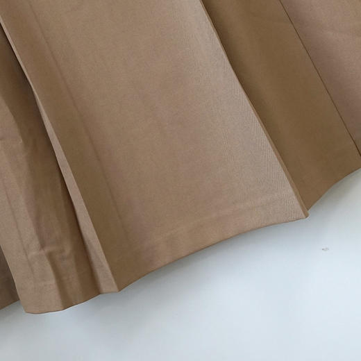 VIVIAN LIU薇薇安刘TR2414002春女装新款腰松紧前片两侧捏褶半裙 商品图4