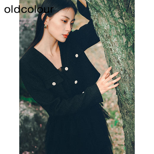 oldcolour吊带连衣裙套装2023春季小香风气质仙女纱裙DP11103655 商品图4