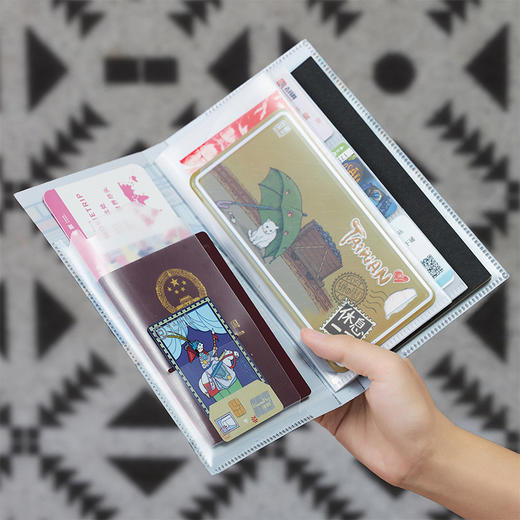 豆瓣旅行便携票据夹证件包护照夹拍立得卡片收藏夹相册收纳册 商品图3