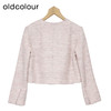 oldcolour小香风外套春季新款直筒通勤OL圆领短款上衣女P12041232 商品缩略图2
