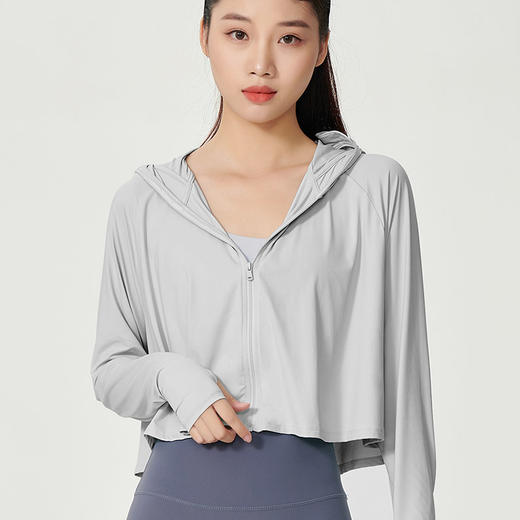 I'd爱帝冰感透气防紫外线遮阳大帽檐夏季防晒衣 商品图6