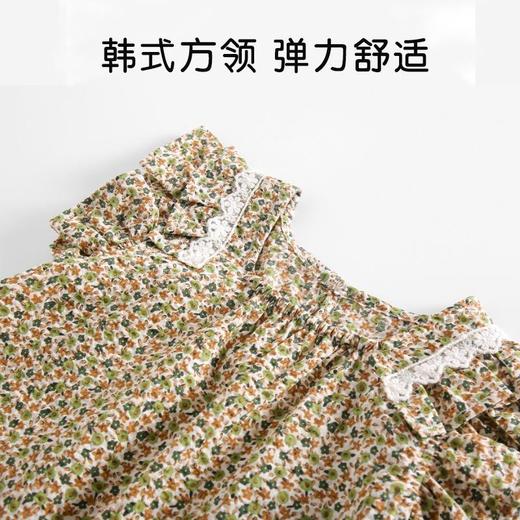 女童娃娃衫夏季薄款宝宝碎花衬衫小童韩版短袖上衣夏装儿童娃娃衣 商品图3