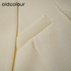 oldcolour米白色西装春季新款简约休闲宽松通勤外套女P11048114 商品缩略图3