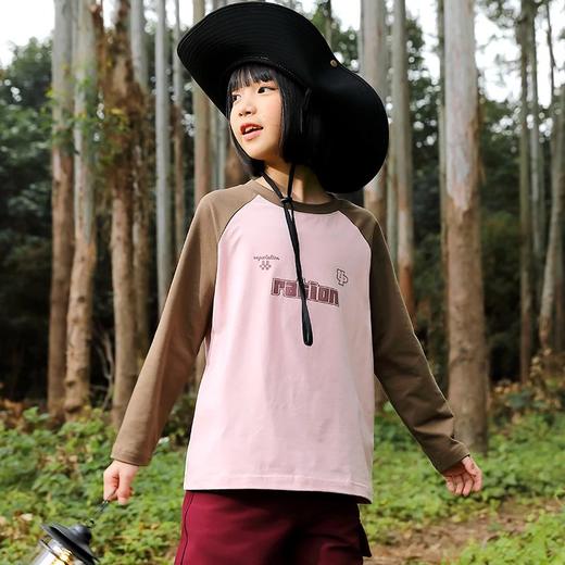 【2024年反季清仓】龙之涵 亲子款“春天加点色”透气棉长T 中大童亲水冰瓷棉长袖T恤 舒适百搭透气吸汗 婴幼儿A类标准 100-185码3色可选 商品图8