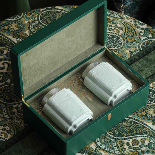 春风十里.觅采【实木烤漆.宝石绿.2瓷螺丝口】125元1套.整箱8套 商品图5