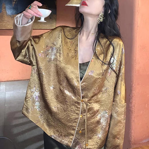 裁缝学苑AS212新中式国风复古外套纸样女装上衣开衫版型图纸 商品图2